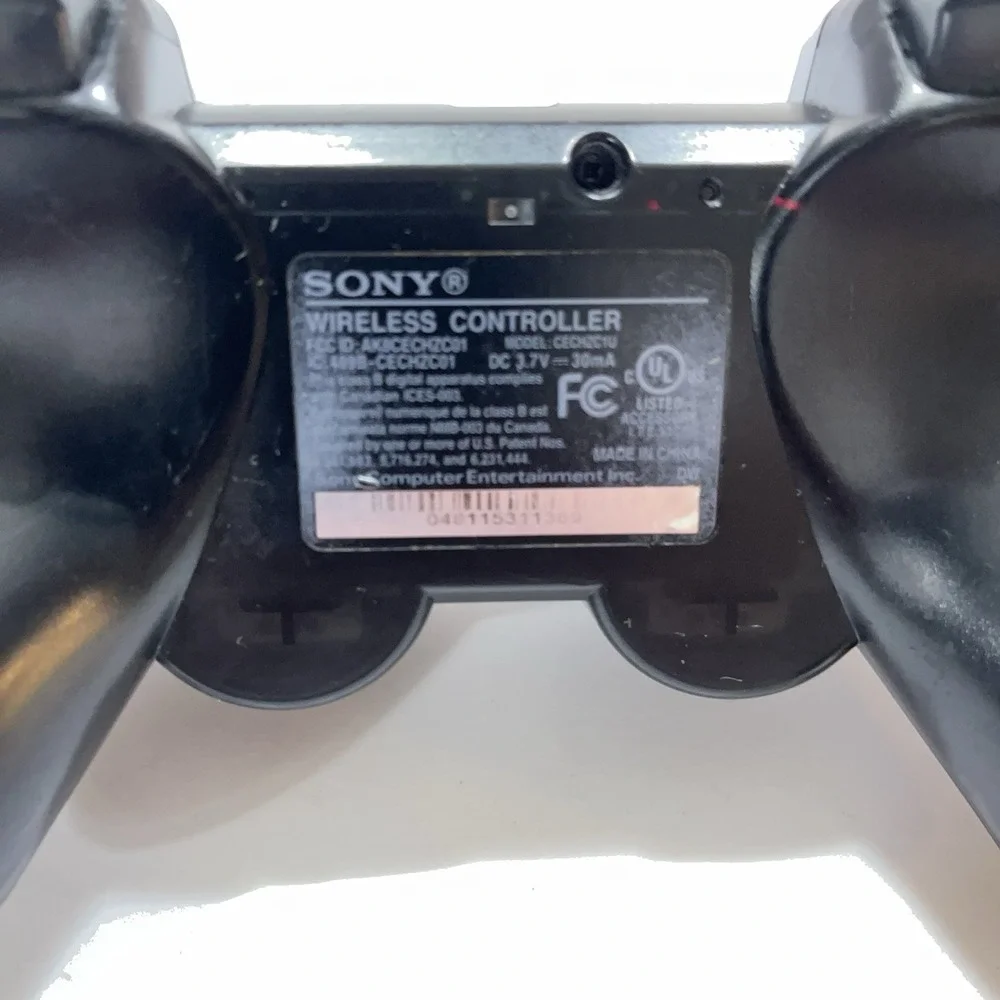 Sony PlayStation PS3 Dualshock 3 Sixaxis Controller Black *Cleaned Tested
